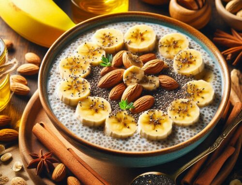 Sveikuoliška chia ir bananų košė